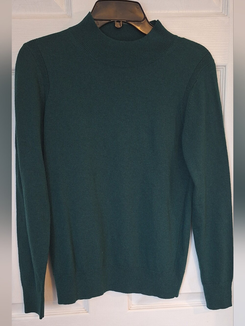 Banana Republic Factory Mock Neck Sweater XS Emerald Green NWT
